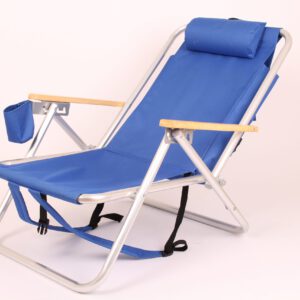 Unfolded beach chair