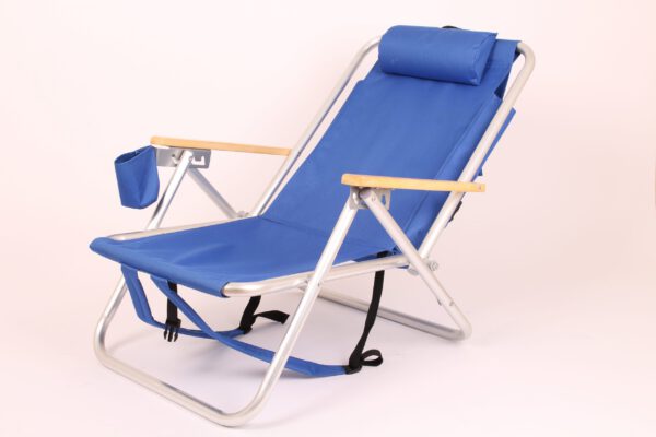 Unfolded beach chair